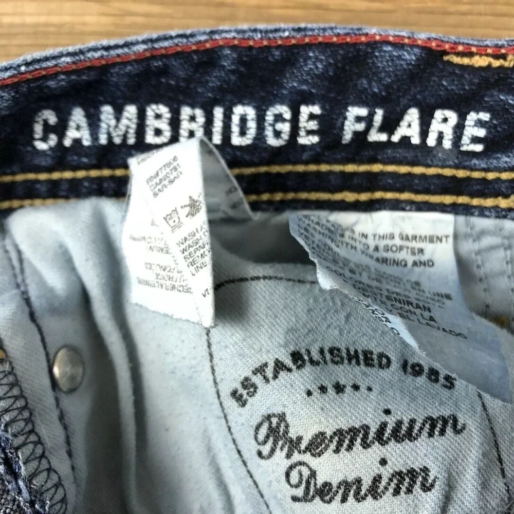 Tommy Hilfiger Cambridge Flare Jeans‎ Size 4 (29x32) Dark Wash Stretch Mid Rise